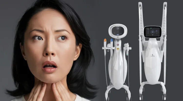 海芙電音雙波針對下顎線鬆弛或臉型模糊等問題，依據個人需求客製發數精準配置。