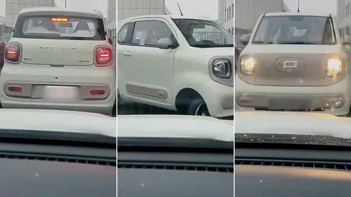 影片｜後車按喇叭猛催　前車「原地轉180度」閃大燈還擊