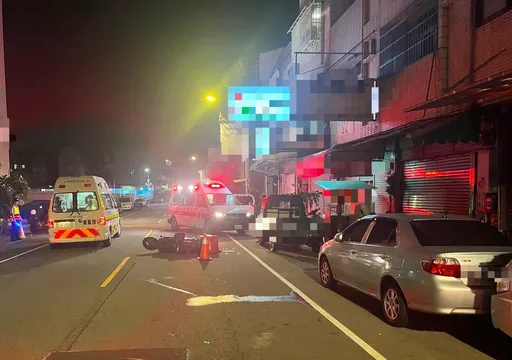 台中外送員騎到一半突倒地...送醫不治　警調查釐清死因