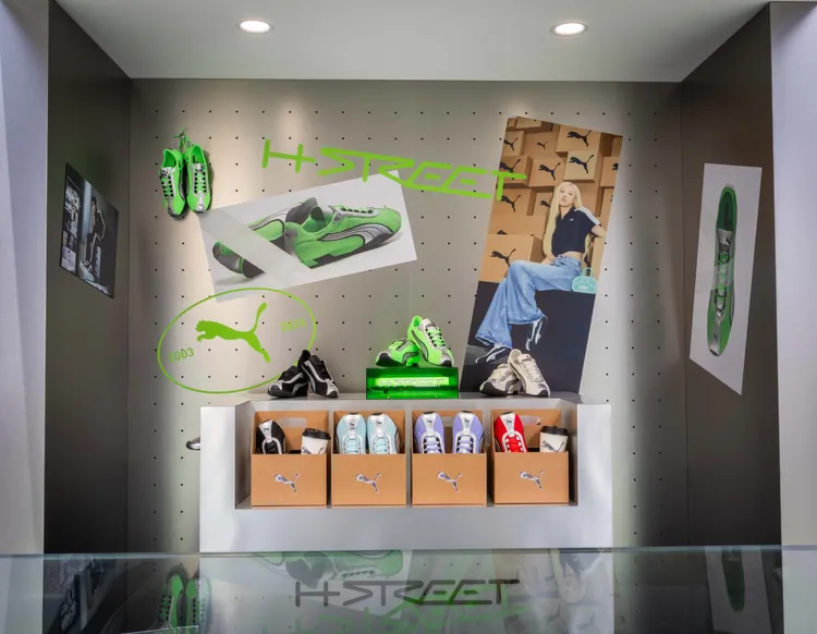 現場展出繽紛配色的PUMA H-STREET。品牌提供