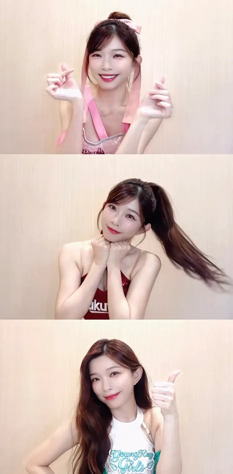 穎樂切換三種模樣。樂天桃猿提供