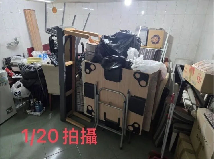 鴿舍裡面還有麻將桌等設施。翻攝畫面