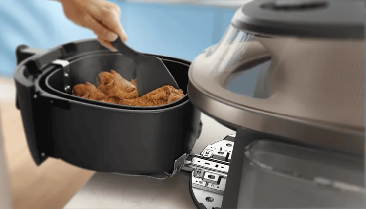 飛利浦「星視界Plus透視蒸氣海星氣炸鍋 （NA547）」更打造出最流暢的使用者體驗。業者提供