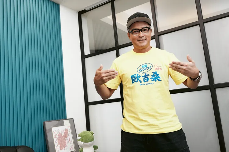 李銘順不希望小孩進演藝圈。彭欣偉攝