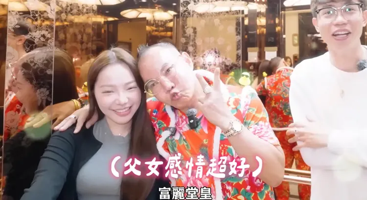 胡漢龑和女兒首同框。翻攝「阿慈車庫」YouTube