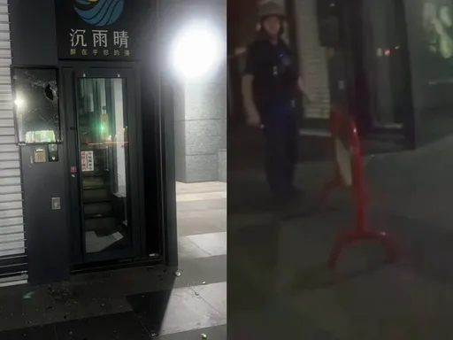 林口4.7顆星中式湯品餐廳遭砸　大門玻璃、螢幕設備皆毀！警追3嫌中