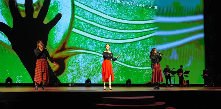 音樂盛會現場。藝起發光、蒙福教會提供