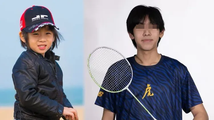 林志穎兒子Kimi當年在《爸爸去哪兒》軟萌可愛，如今16歲的他已是挺拔的大男孩。翻攝芒果撈小萌主微博、林志穎IG