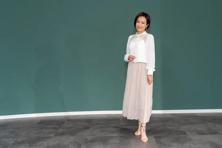 陳仙梅透露曾因事業低潮而得了憂鬱症。大愛電視提供