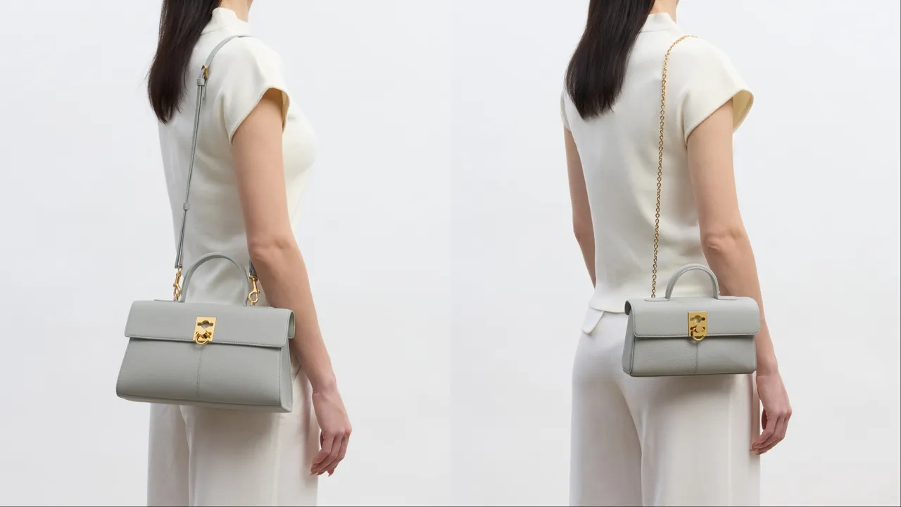 Cafuné晨露藍色Medium Stance（左）2萬200元、Stance Wallet（右）1萬6620元。品牌提供