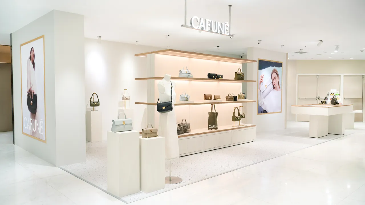 Cafuné快閃店限時進駐台北SOGO忠孝館。品牌提供