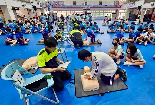 救護助人向下紮根校園！　竹市推動國中CPR教育認證