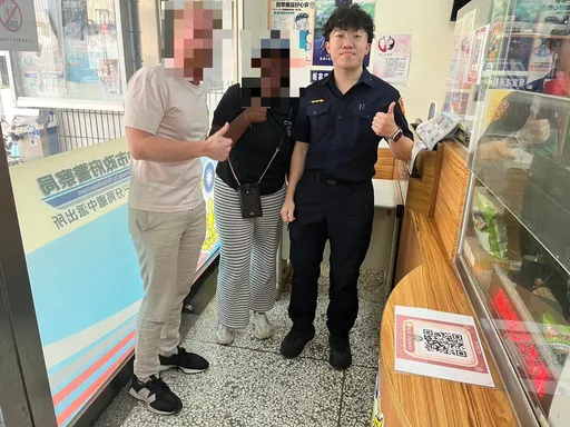 德籍旅客遺落筆電　台中警迅速尋回