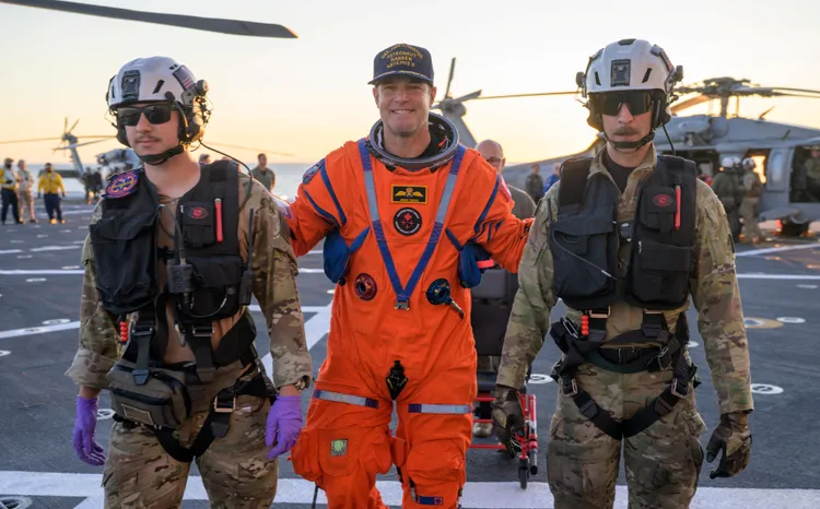 加拿大太空人韓森。美聯社