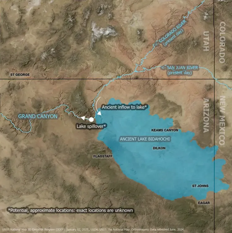 本次研究支持湖水溢流說法，峽谷是被溢出的河水慢慢切割形成。《Smithsonian Magazine》