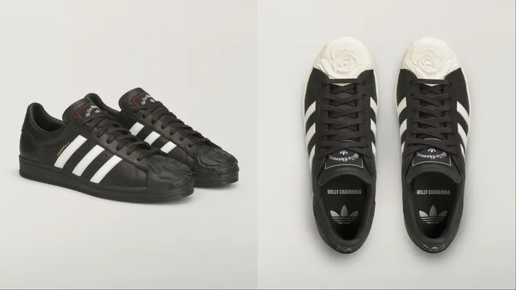 adidas Originals x Willy Chavarria「Love Prevails」系列Chavarria Superstar 2鞋款，各5290元。品牌提供