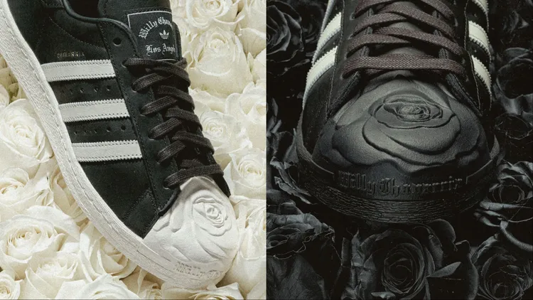 身為「Love Prevails」系列焦點單品的Chavarria Superstar鞋款，玫瑰貝殼鞋頭相當吸睛。品牌提供