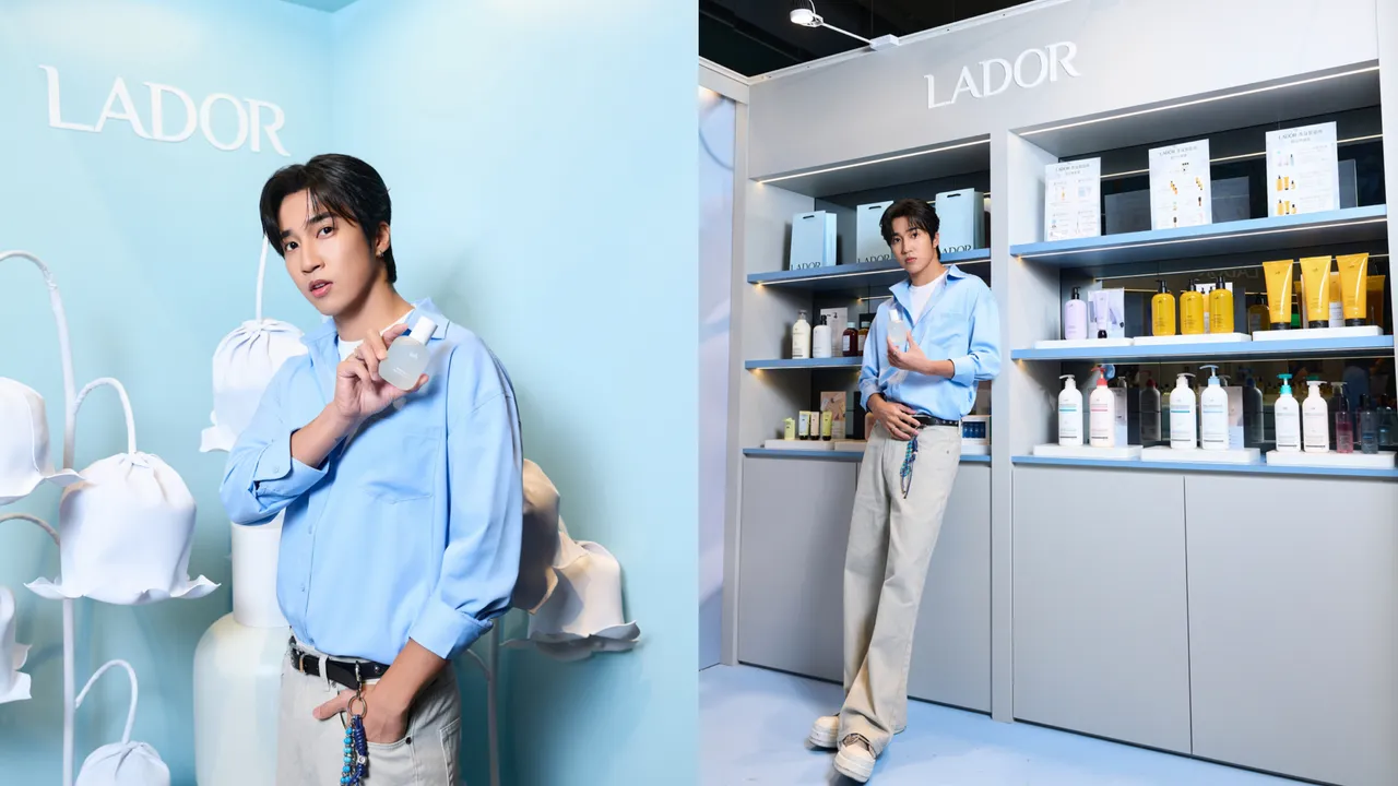 新手奶爸婁峻碩今日擔任護髮品牌LADOR一日店長。品牌提供