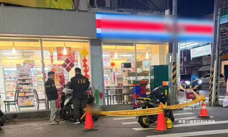 蔡男先到林邊火車站旁放火燒車，又轉到附近超商行搶，被警方逮捕。屏東小鎮資訊提供 資照