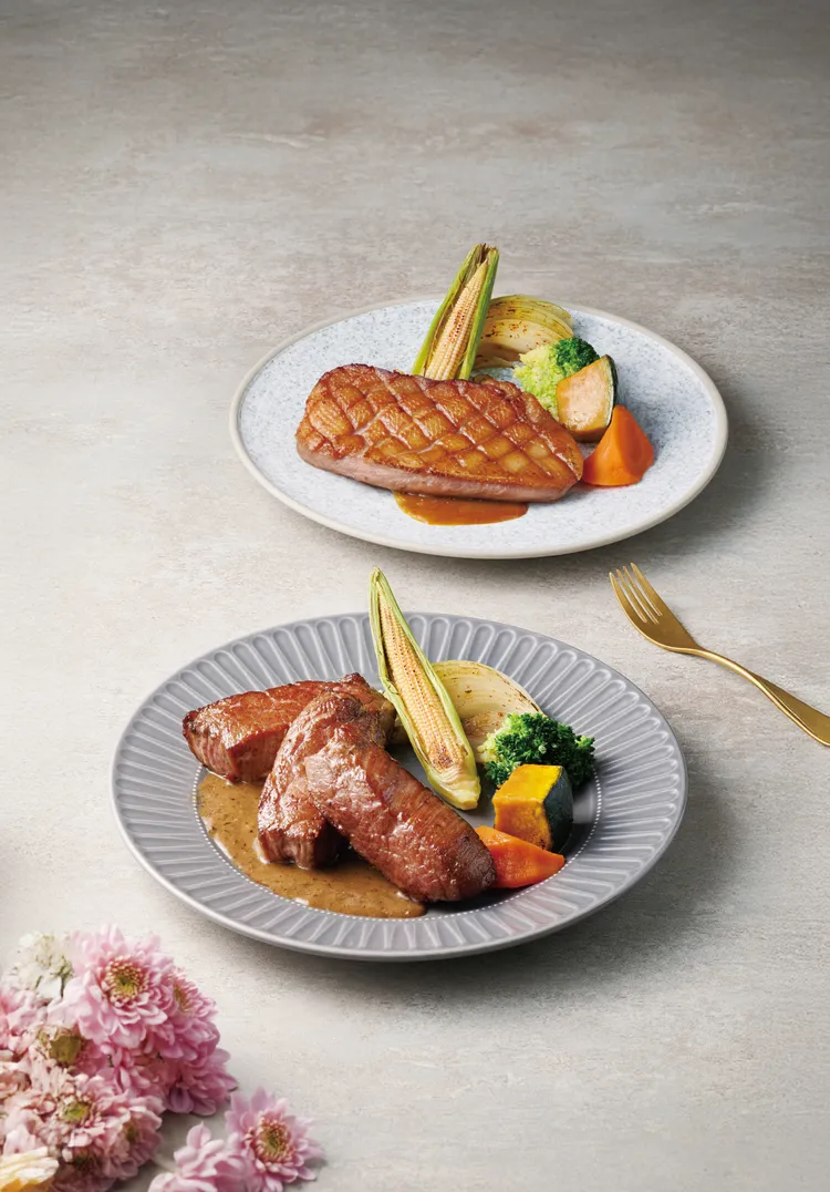 激量黑胡椒法蘭克牛排。業者提供