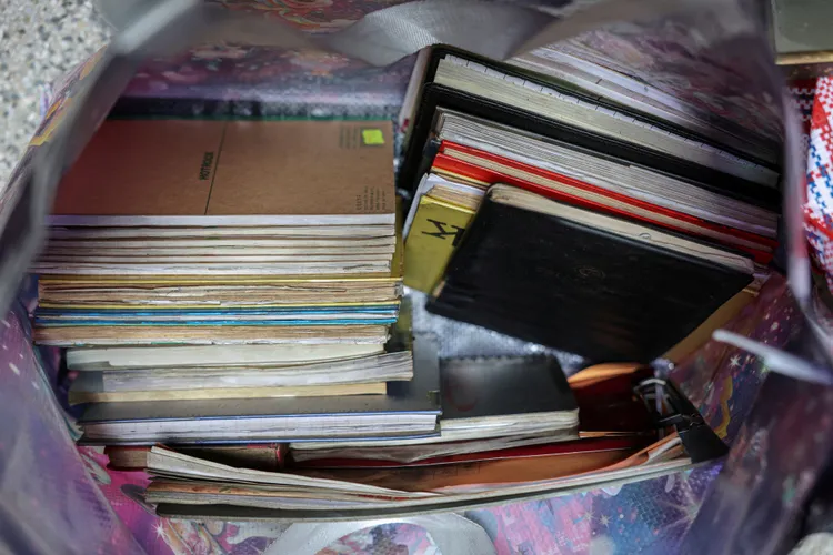 Dorz取回祖母多年的日記。路透社