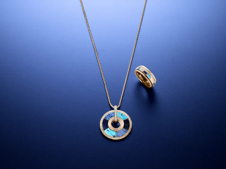 伯爵Possession系列推出帶有層次藍感的新作。品牌提供