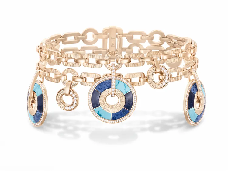 Possession Vibrant Palace系列18K玫瑰金彩色寶石手鐲。品牌提供
