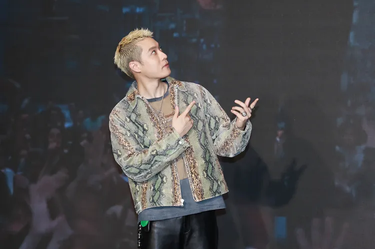 周湯豪能以大使身分致敬，直讚「非我莫屬」。彭欣偉攝