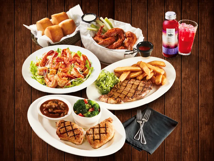 Texas Roadhouse德州鮮切牛排母親節專屬套餐祭出百元升級優惠，豐盛美味輕鬆升級。開展餐飲集團提供