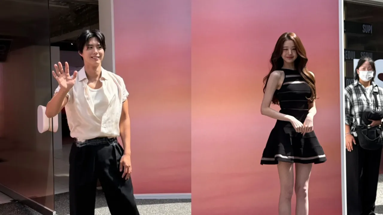 朴寶劍（左圖）與張員瑛（右圖）日前出席Dyson新品快閃店活動。品牌提供