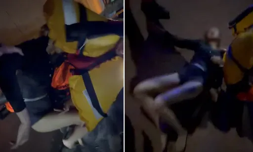 32歲酒醉女深夜跳龍鳳漁港　海巡署人員即時救援阻憾事