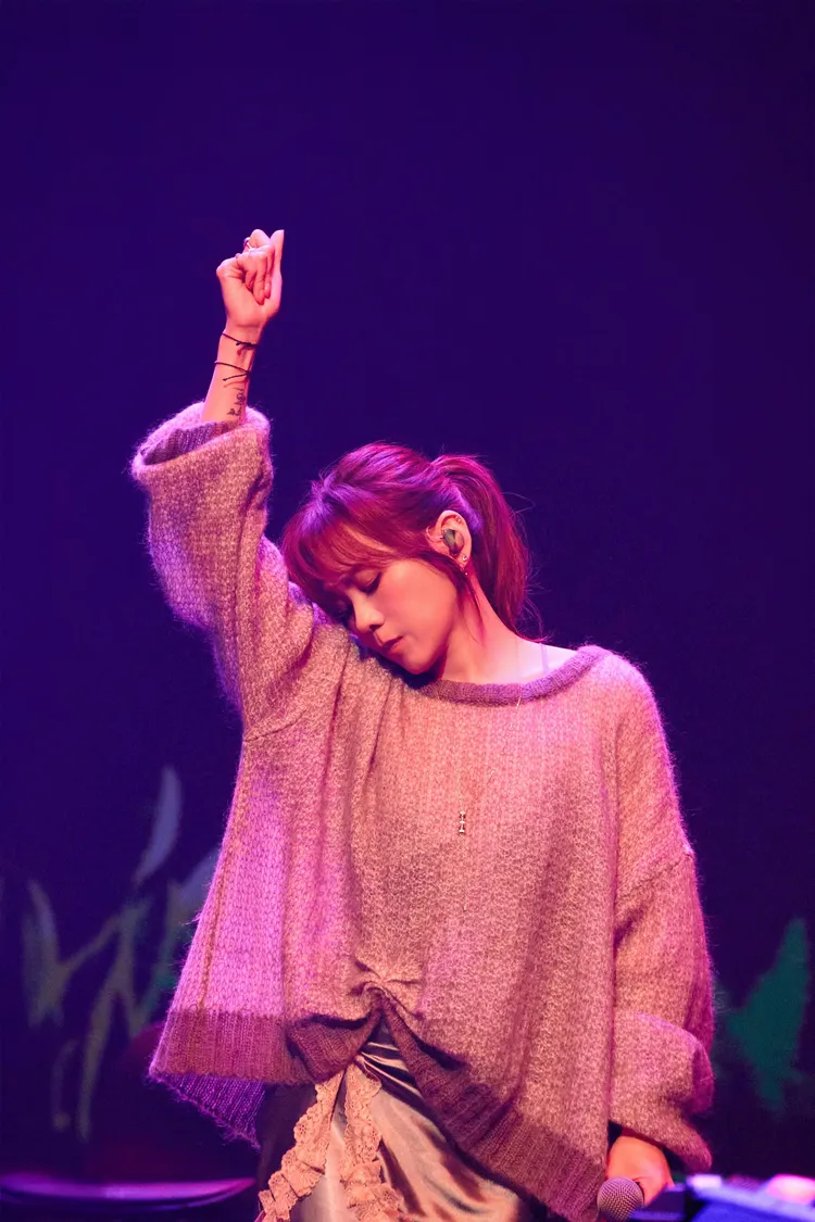 蔡健雅全場只唱冷門歌。躍耳娛樂提供