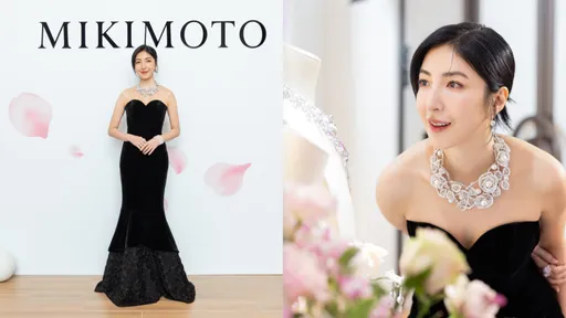 楊謹華戴101克拉鑽石珍珠頸鍊　賞MIKIMOTO頂級珠寶優雅仙氣滿出來