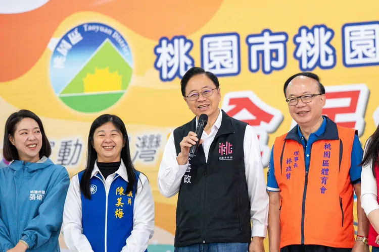 張善政市長致詞。桃園市府提供