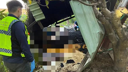 嘉義水上廢棄果園火警！1名街友成焦屍　警消現勘查火警原因