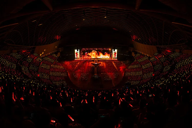 鄧紫棋大巨蛋開唱，台下座無虛席。LIVE NATION TAIWAN）