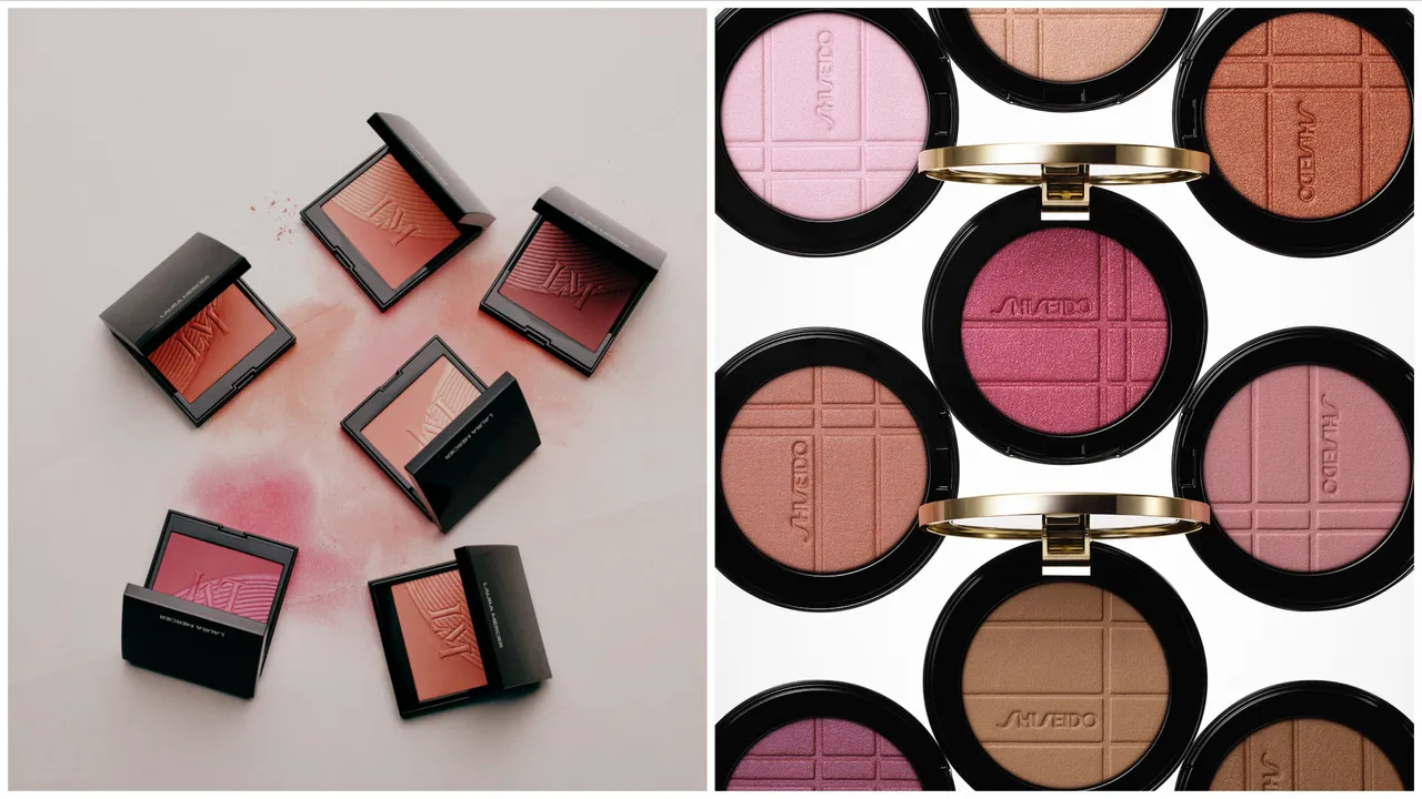 LAURA MERCIER（左圖）與資生堂（右圖）都有神級頰彩盤新作。品牌提供