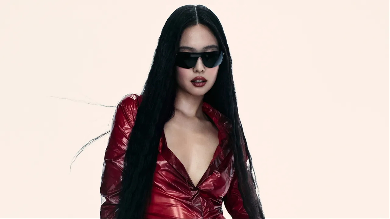 Jennie成為雷朋全球代言人。品牌提供