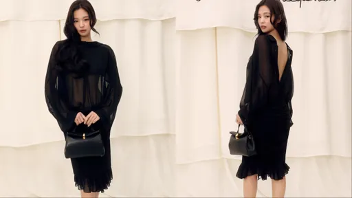 Jennie套黑色薄紗「正面透視」水蛇腰全露　一轉身又辣曬美背