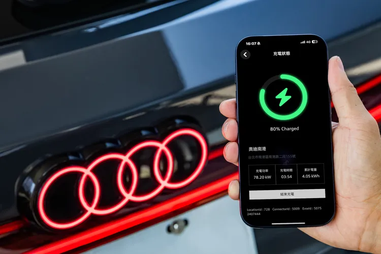 Audi車主可透過App使用EVOASIS全台快充與慢充服務。業者提供