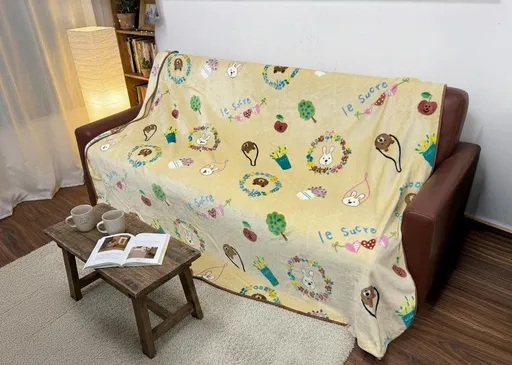 「熊兔同框」法蘭絨毯好可愛　這款股東紀念品領取方式曝光