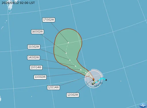 今高溫飆36°C、明恐更熱！辛樂克「這時轉強颱」路徑大迴轉