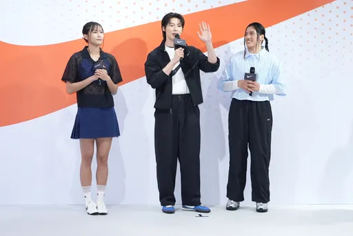 許光漢挺Nike體驗店開幕鄉音跑出來　被拳擊女王陳念琴逗樂讚她很可愛