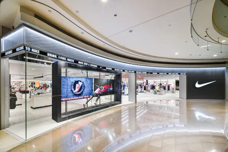 Nike位在台北101的臺北品牌體驗店。品牌提供