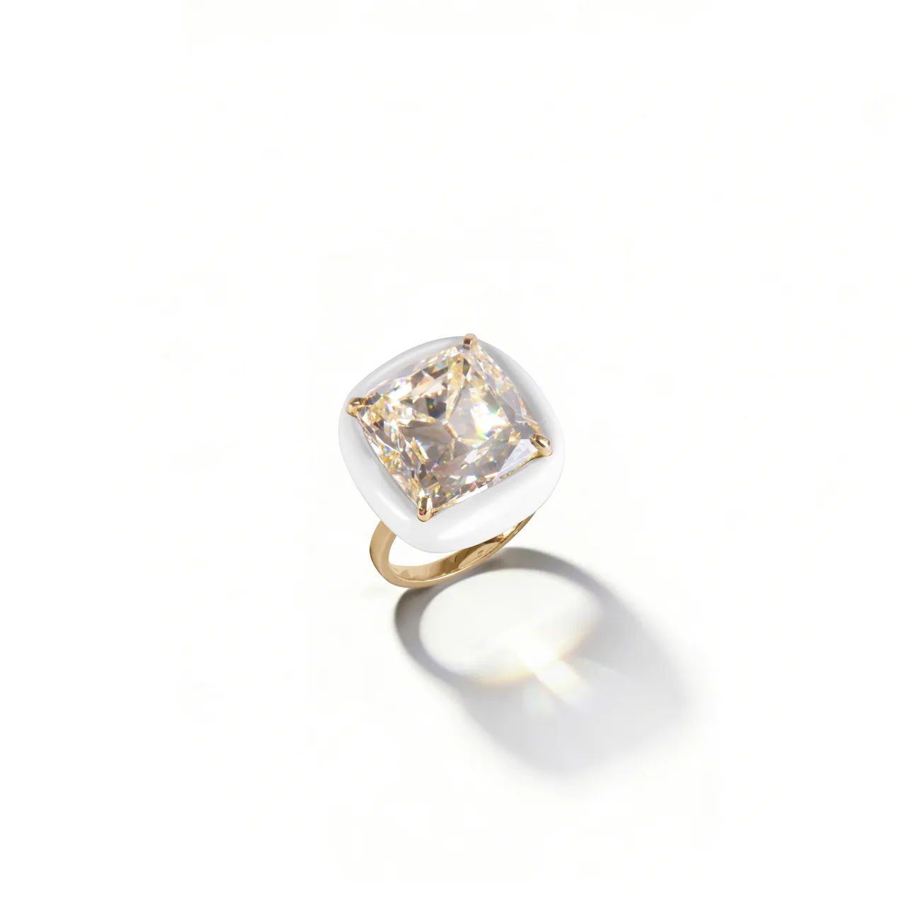 CINDY CHAO White Label Collection高級珠寶系列建築戒指。品牌提供