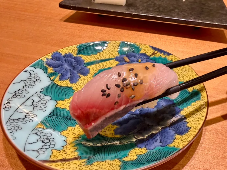 全新春季無菜單料理以握壽司為核心。莊偉祺攝