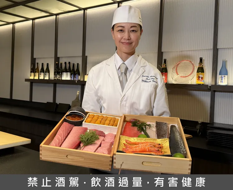 西村德子推出全新春季無菜單料理，選用來自日本長崎、石川等地漁獲海鮮。莊偉祺攝