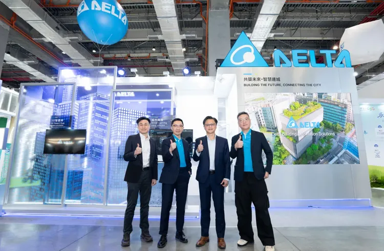 台達電參加「2026智慧城市展」，以「共築未來·智慧連城」為主題。公司提供