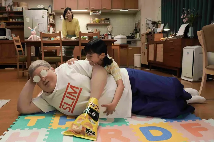 目黑蓮花4小時特殊化妝扮成140公斤巨漢。劇照