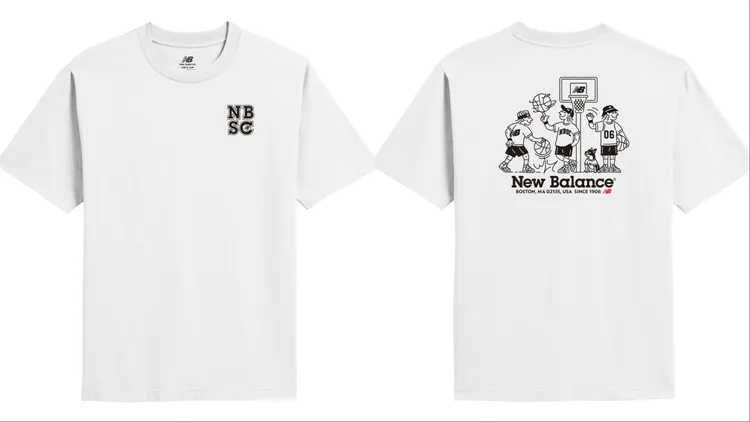 New Balance NB BOY白色上衣，1480元。品牌提供